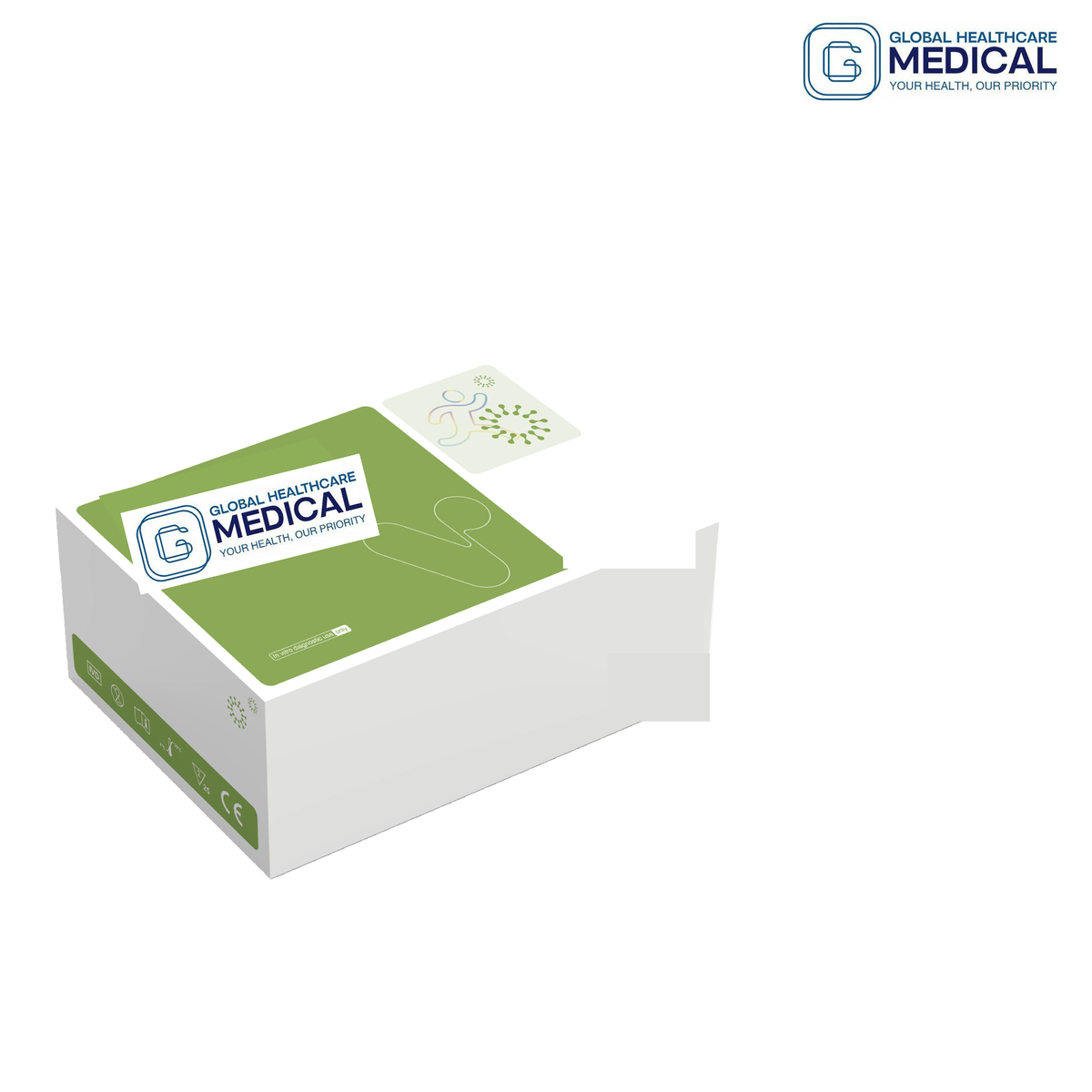 Global Healthcare Medical GHM AMH US anti-Mullerian hormone test kit (FIA) - quantitative fluorescence immunoassay for AMH measurement in whole blood, serum, or plasma with FIA analyzer compatibility for ovarian function assessment