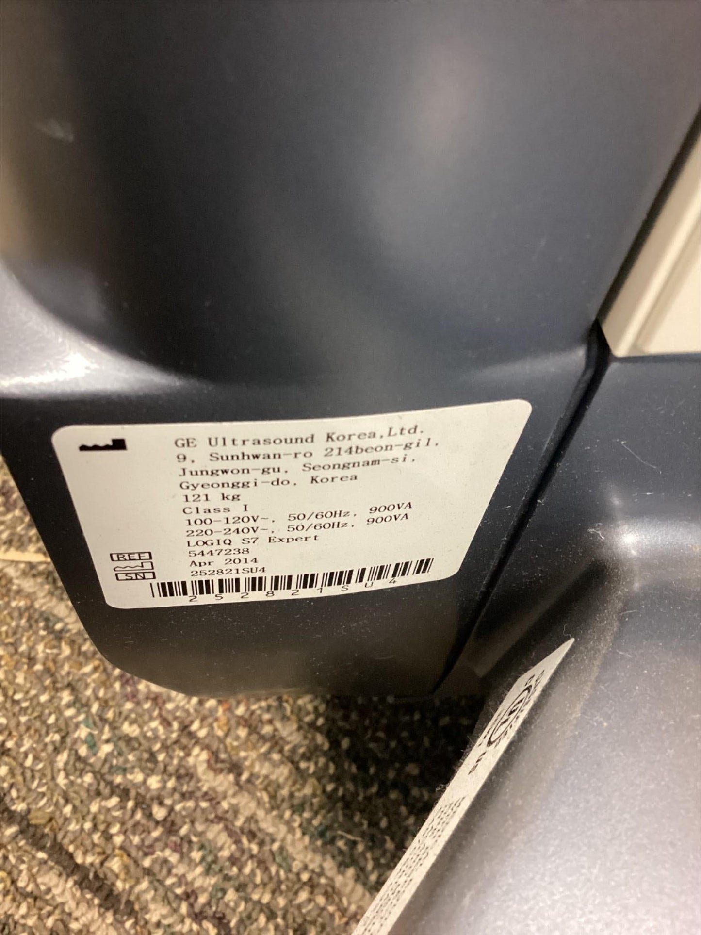 GE Logiq S7 Expert Diagnostic Ultrasound System - 2014 #