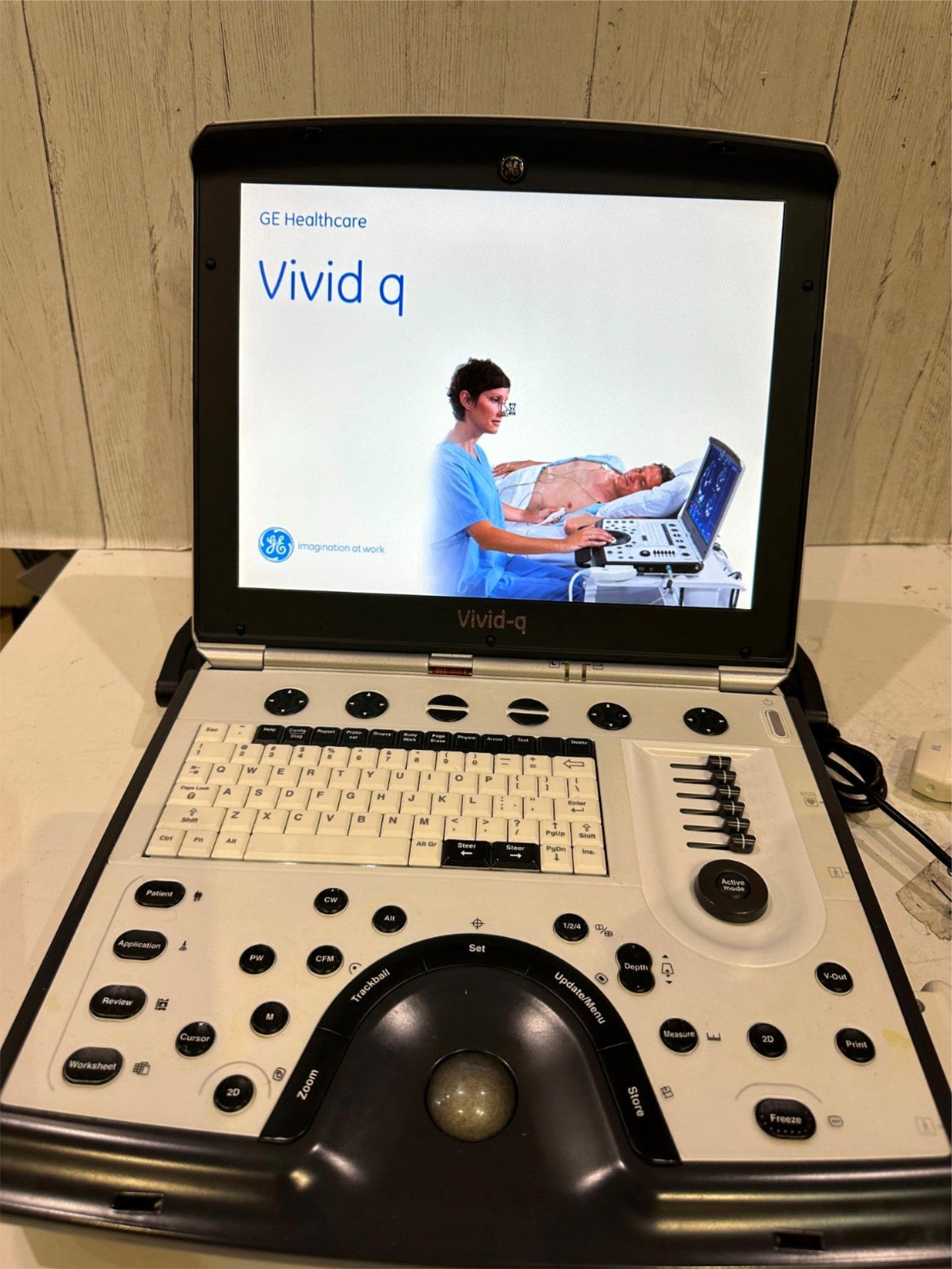 GE VIVID Q PORTABLE ULTRASOUND MACHINE BT12 -2015 #