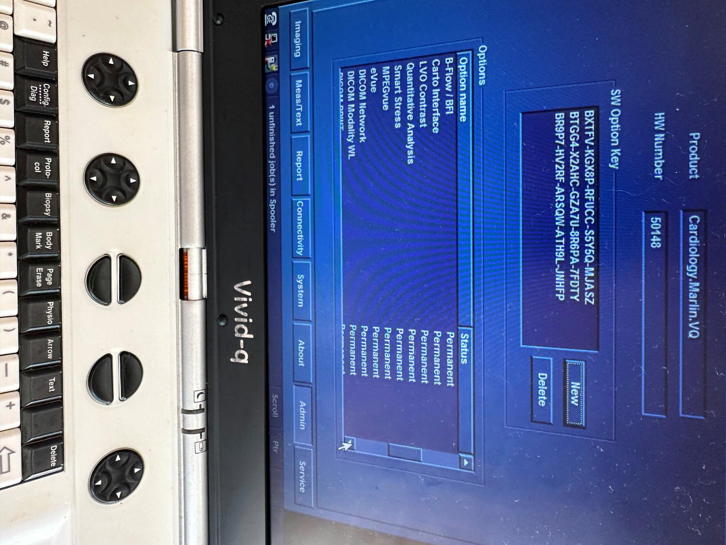 GE VIVID Q PORTABLE ULTRASOUND MACHINE BT12 -2015 #