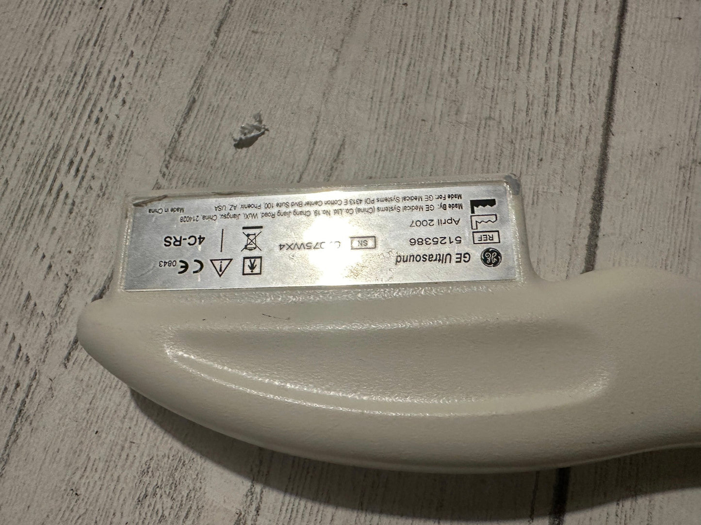 GE LOGIQ E Ultrasound DOM 2012 with two probe 4c-Rs and 3S-rs #