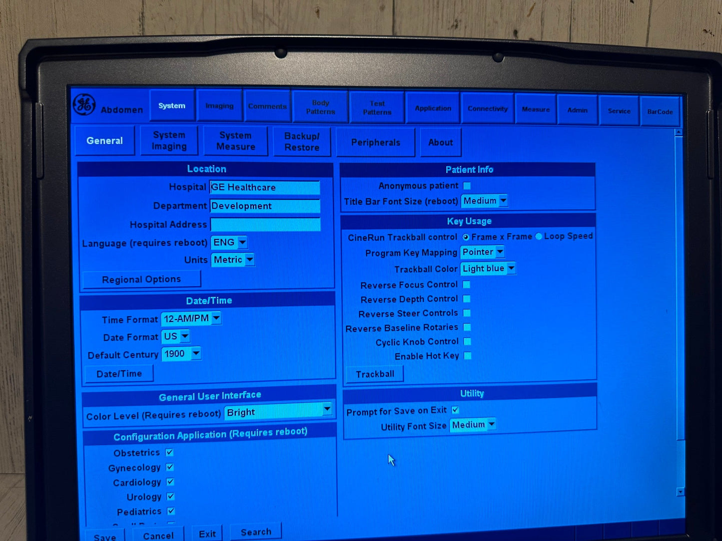 GE LOGIQ E Ultrasound DOM 2012 with two probe 4c-Rs and 3S-rs #