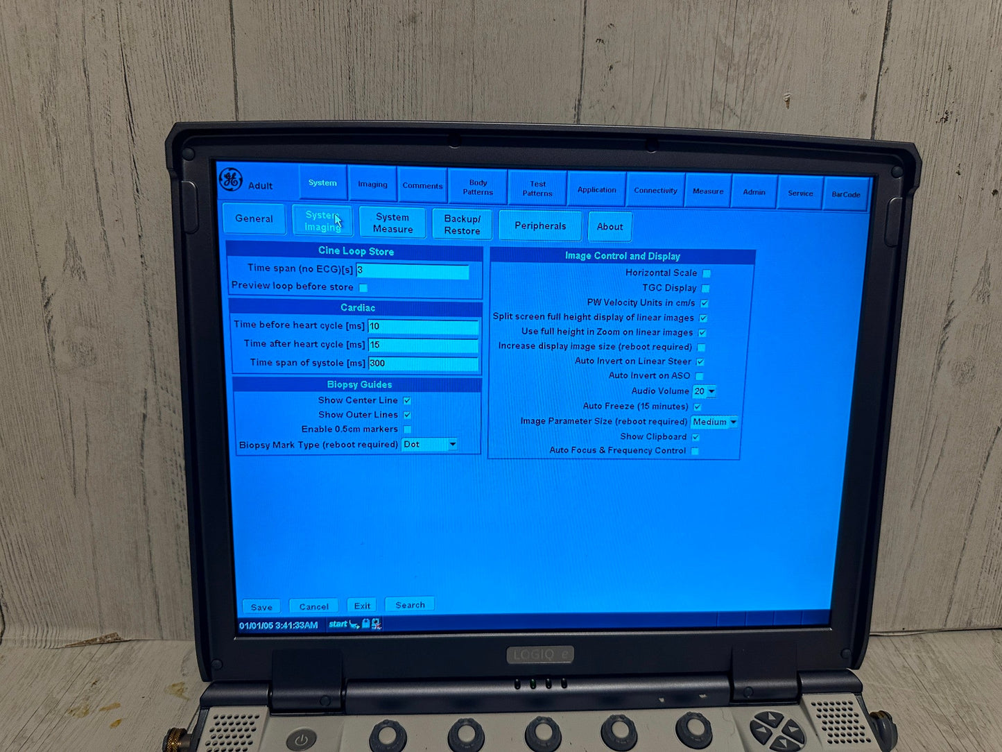 GE LOGIQ E Ultrasound 2006, Vascular, OBGYN, MSK #