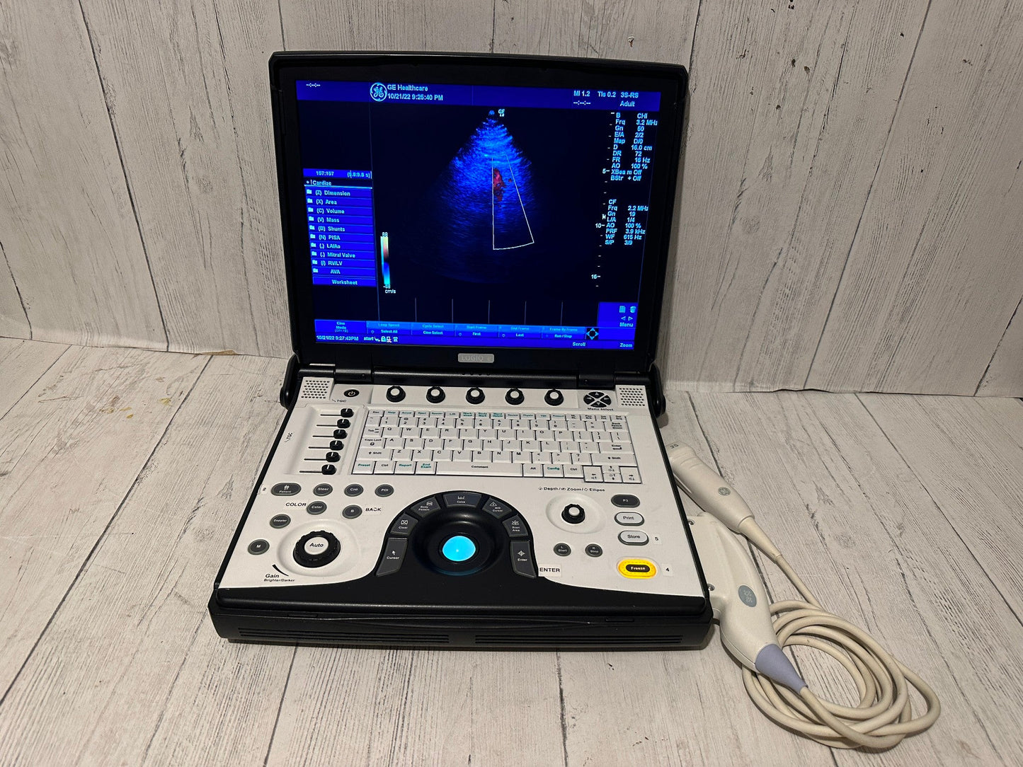 GE LOGIQ E Next Generation Ultrasound BT12 with 3S-RS Probe 2012 #