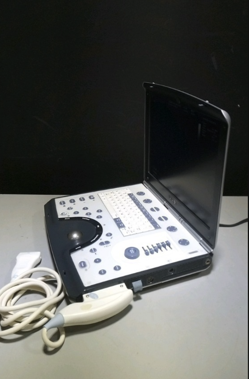 GE Vivid I Color Doppler Ultrasound Scanner, with 3s-RS cardiac & Linear L8-RS #