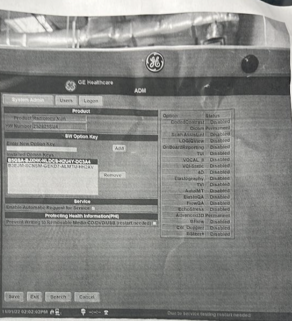 GE LOGIQ S7 EXPERT ULTRASOUND MACHINE (DOM: 4/2014) #