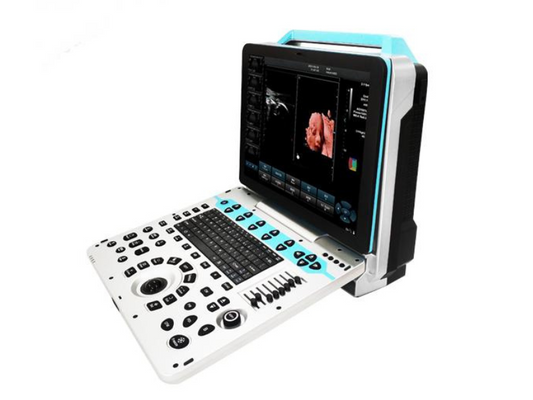 Clinician using high-frequency ultrasound for facial imaging in aesthetic medicine