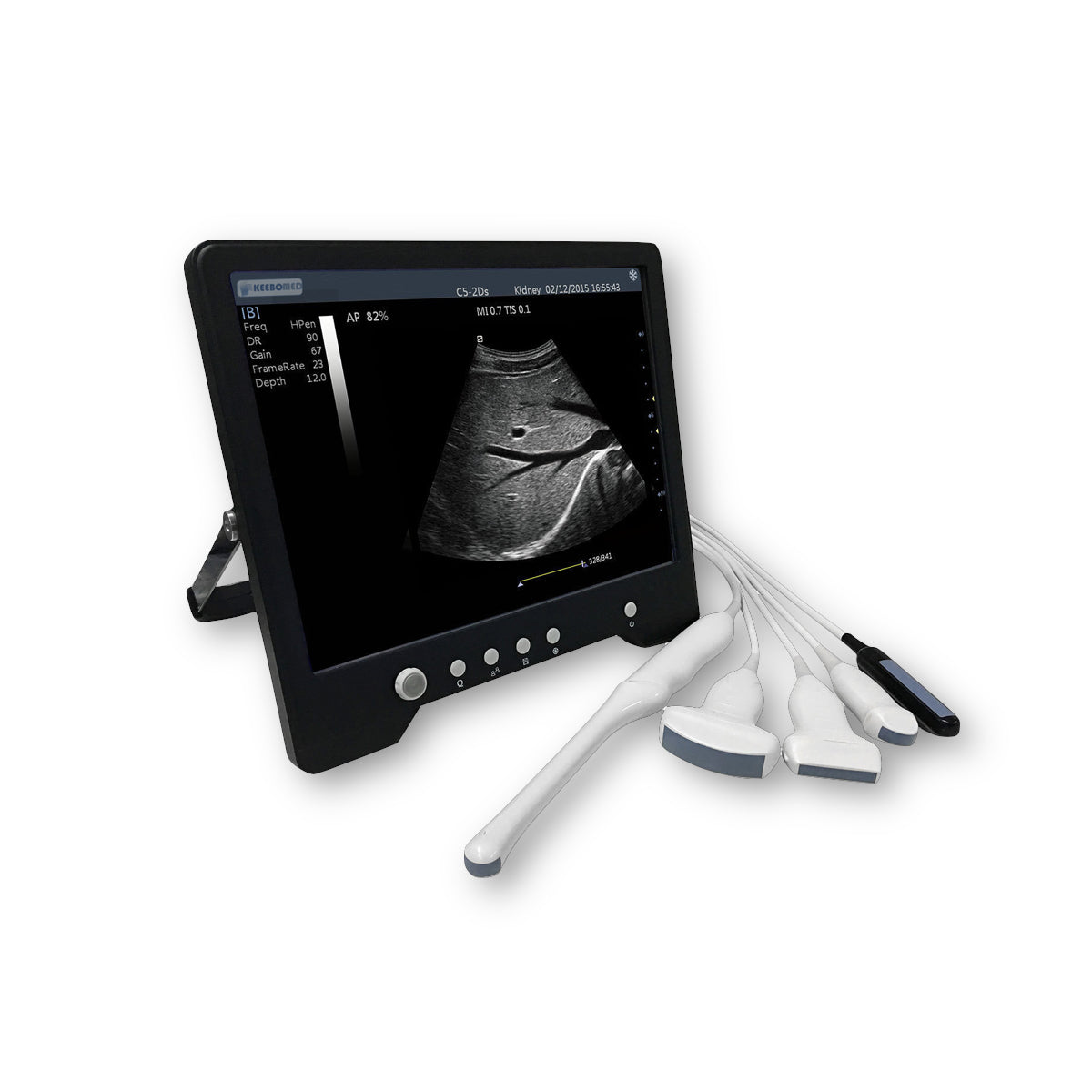 Veterinary ultrasound machine for animal imaging