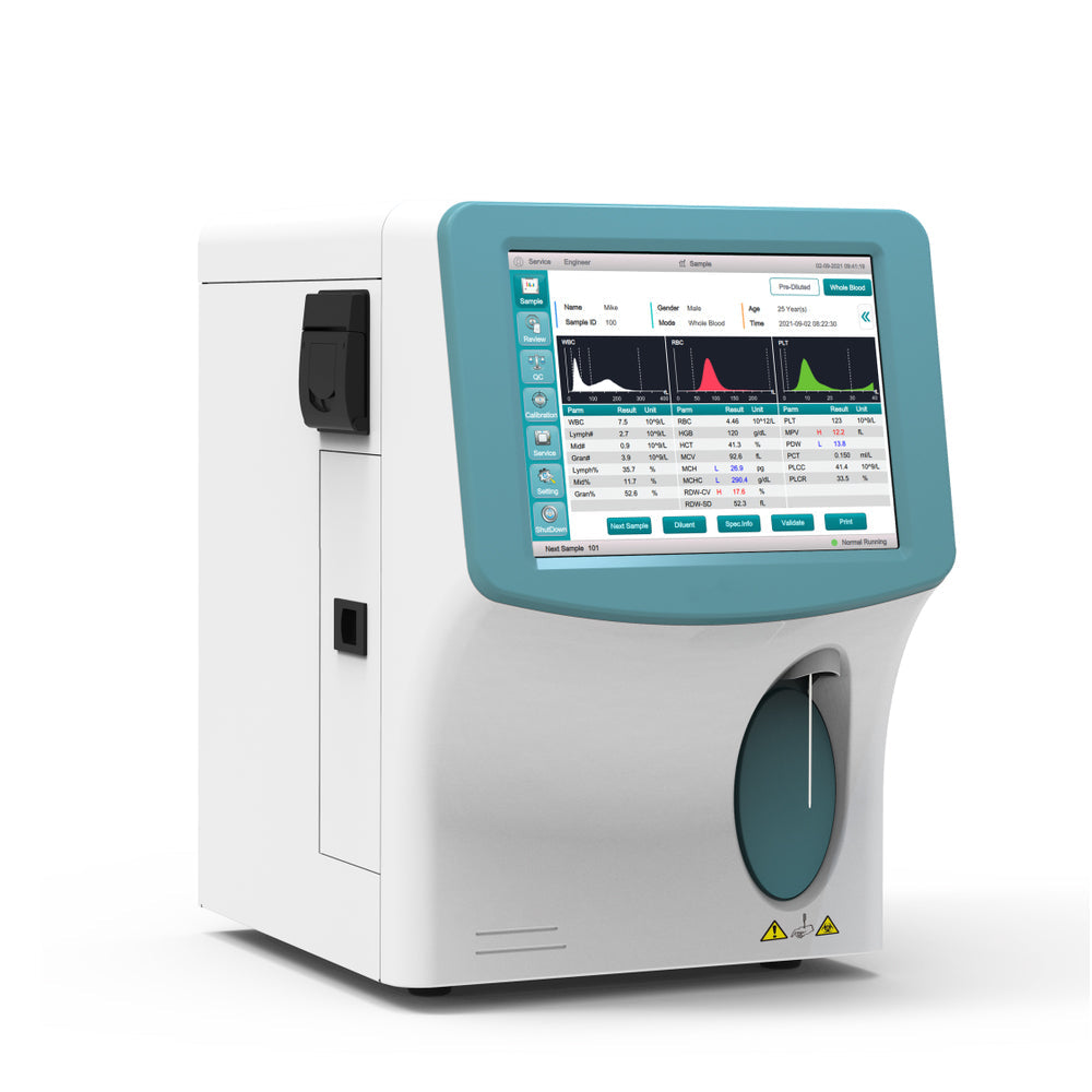 3-Part Blood Cell Counter CBC Hematology Analyzer – Global Healthcare ...