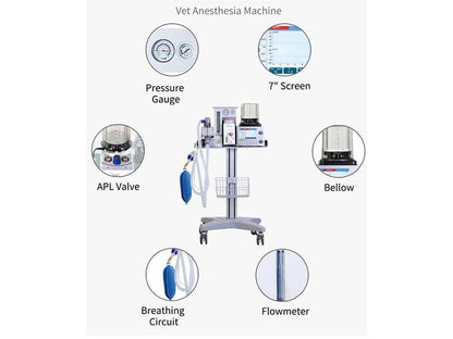 GHM-6B Veterinary Anesthesia System