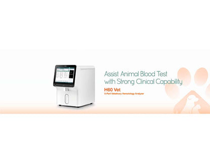 H60 Vet 5-Part Veterinary Hematology Analyzer