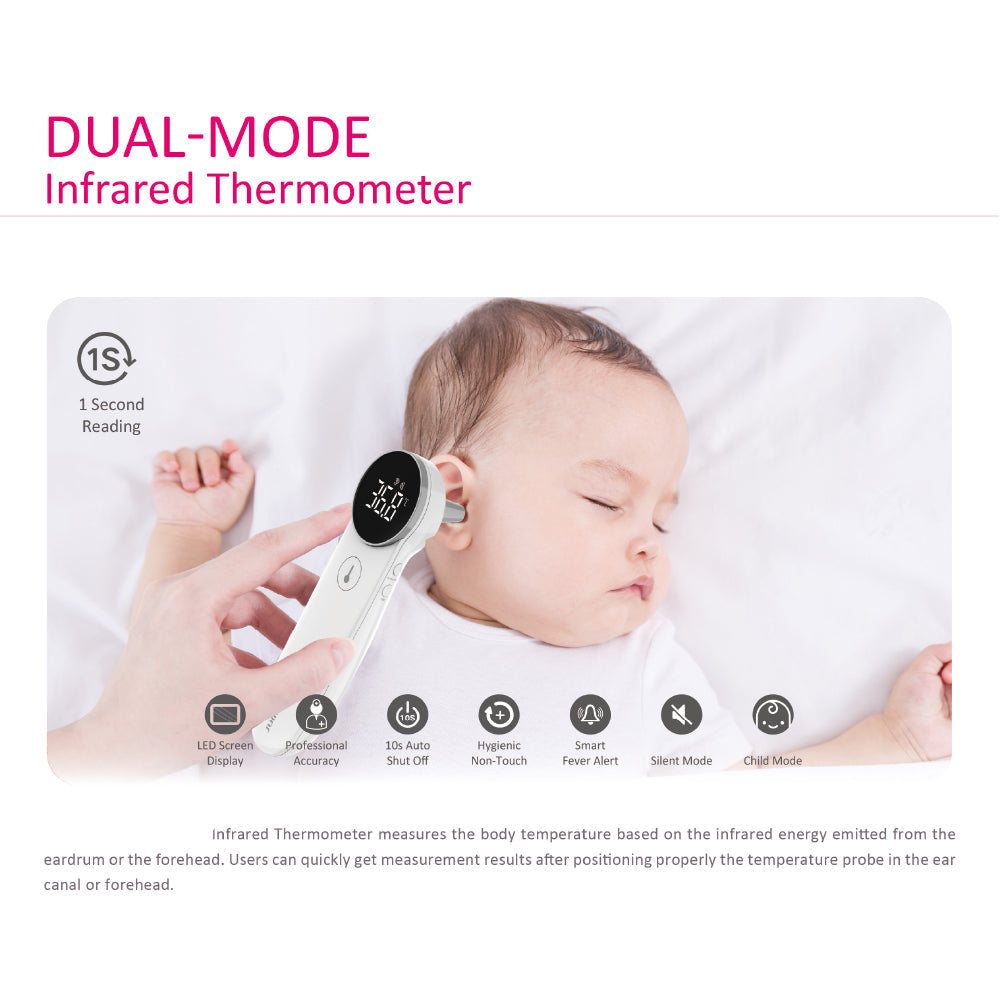 Dual Mode Forehead and Ear Thermometer #
