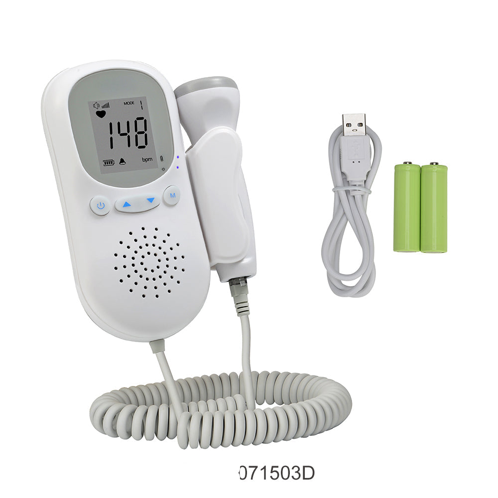 FDA Fetal Doppler  Pregnancy Baby Heartbeat Monitor #