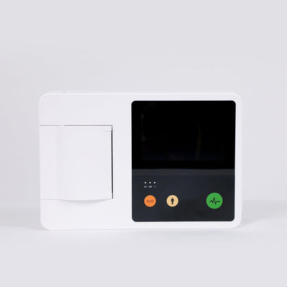 Medical Electrocardiogram 12 Leads 3 Channel Portable ECG EKG Machine #