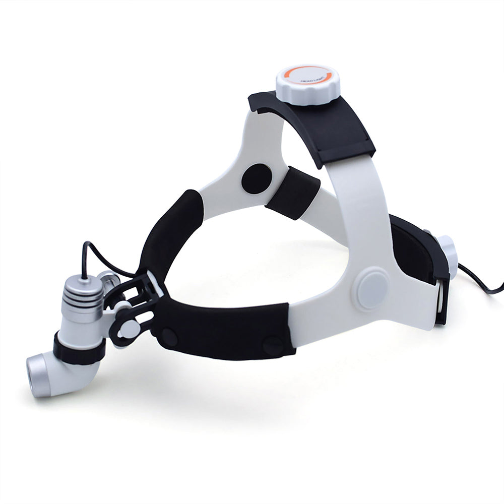 Portable Headlamp AC/DC Power Supply Rechargeable Surgical Headlight with 3W LED Bulb #