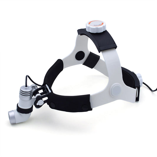 Portable Headlamp AC/DC Power Supply Rechargeable Surgical Headlight with 3W LED Bulb #