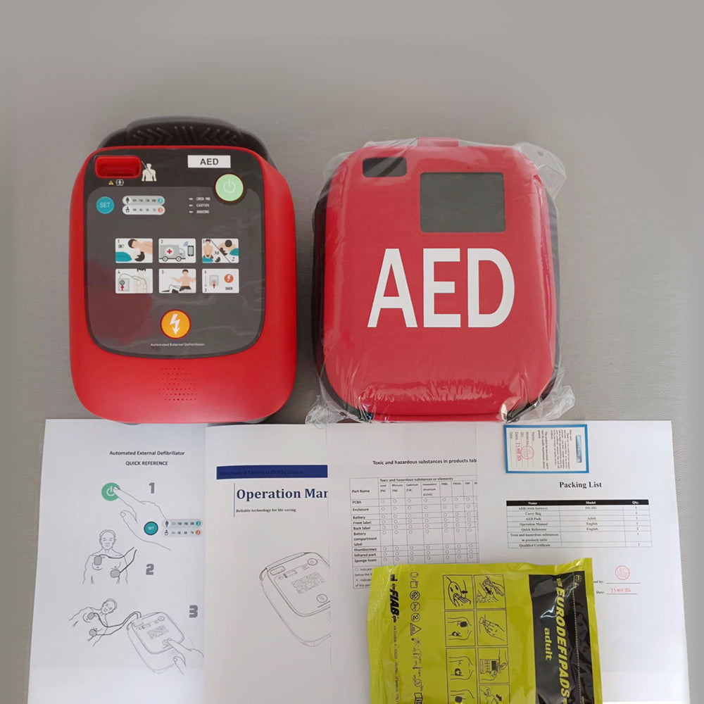 Emergency AED Automated External Defibrillator #