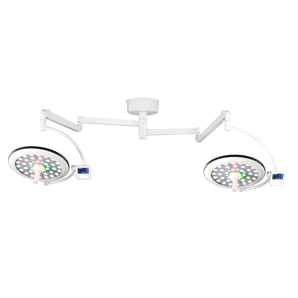 Operating Shadowless Surgical Light Ceiling Type Double Operating Lamp #