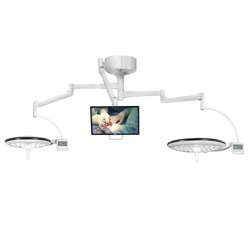 Operating Shadowless Surgical Light Ceiling Type Double Operating Lamp #
