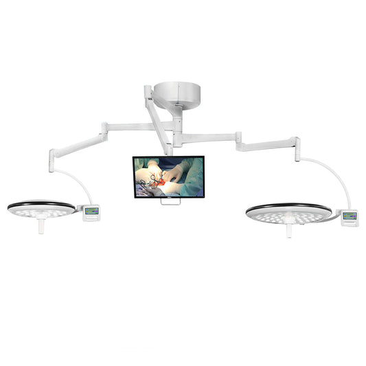 Operating Shadowless Surgical Light Ceiling Type Double Operating Lamp #