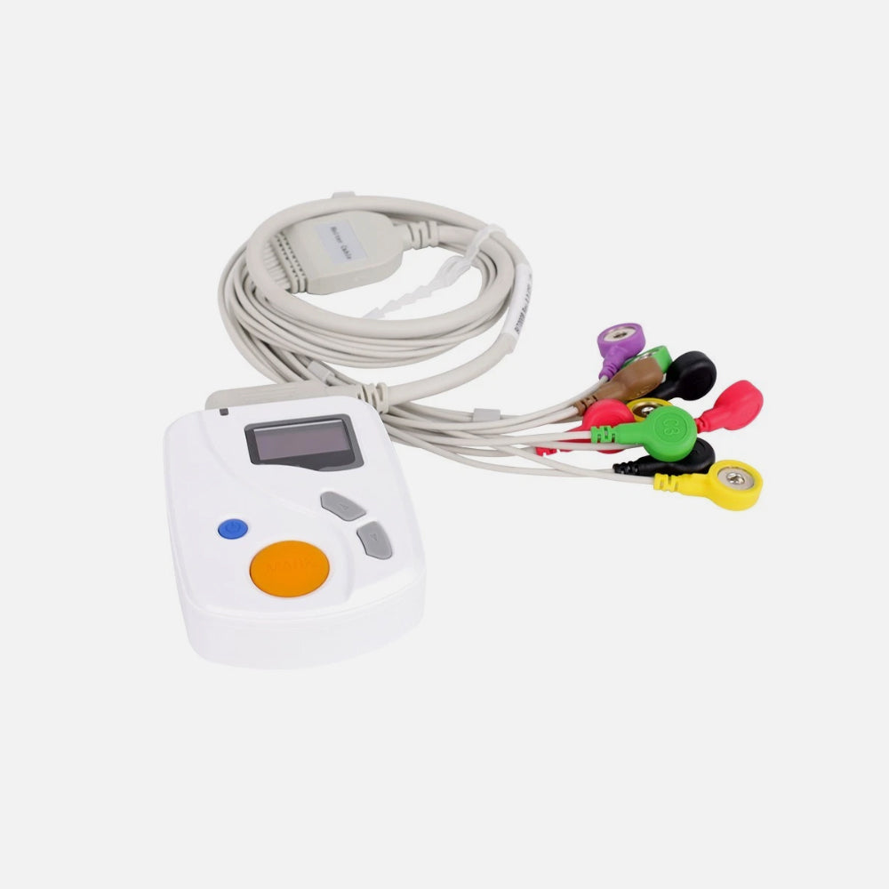 Portable ECG Dynamic Electrocardiogram 24 Hours ECG System Holter ECG #