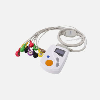 Portable ECG Dynamic Electrocardiogram 24 Hours ECG System Holter ECG #