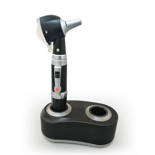 FDA Portable Fiber Optic Otoscope with Charger for ENT diagnostic #