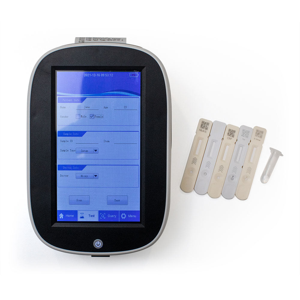 Portable Dry Fluorescence Immunoassay Analyzer #