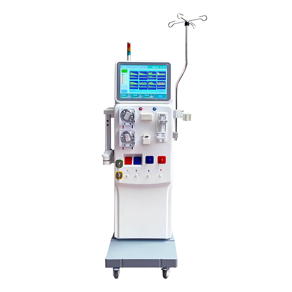 Hospital Blood Double Pump Dialysis Machine HD HF HDF Hemodialysis Machine #