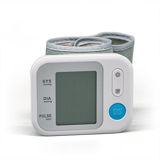 Wrist Blood Pressure Monitor Portable BP Machine Sphygmomanometer #