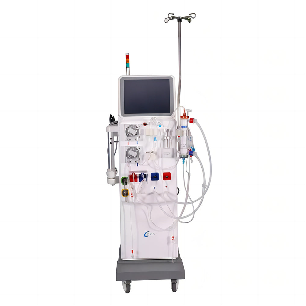 Hospital Blood Double Pump Dialysis Machine HD HF HDF Hemodialysis Machine #