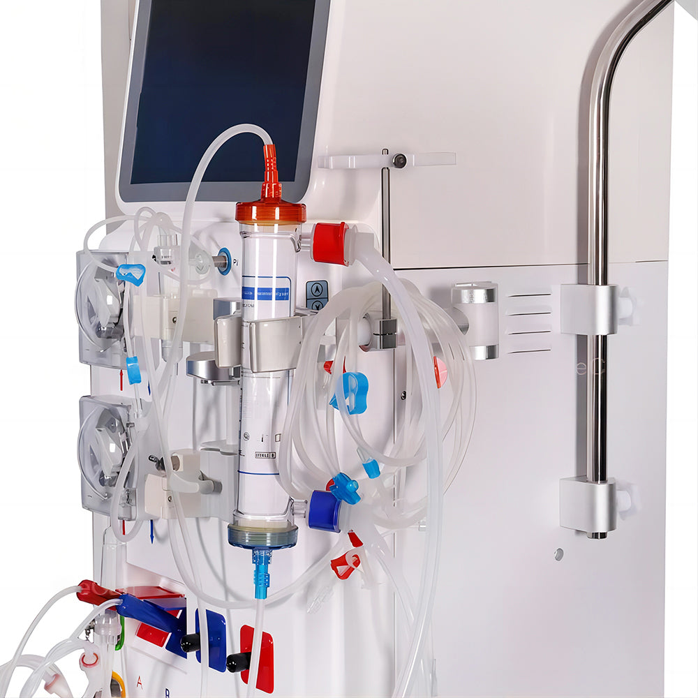 Hospital Blood Double Pump Dialysis Machine HD HF HDF Hemodialysis Machine #