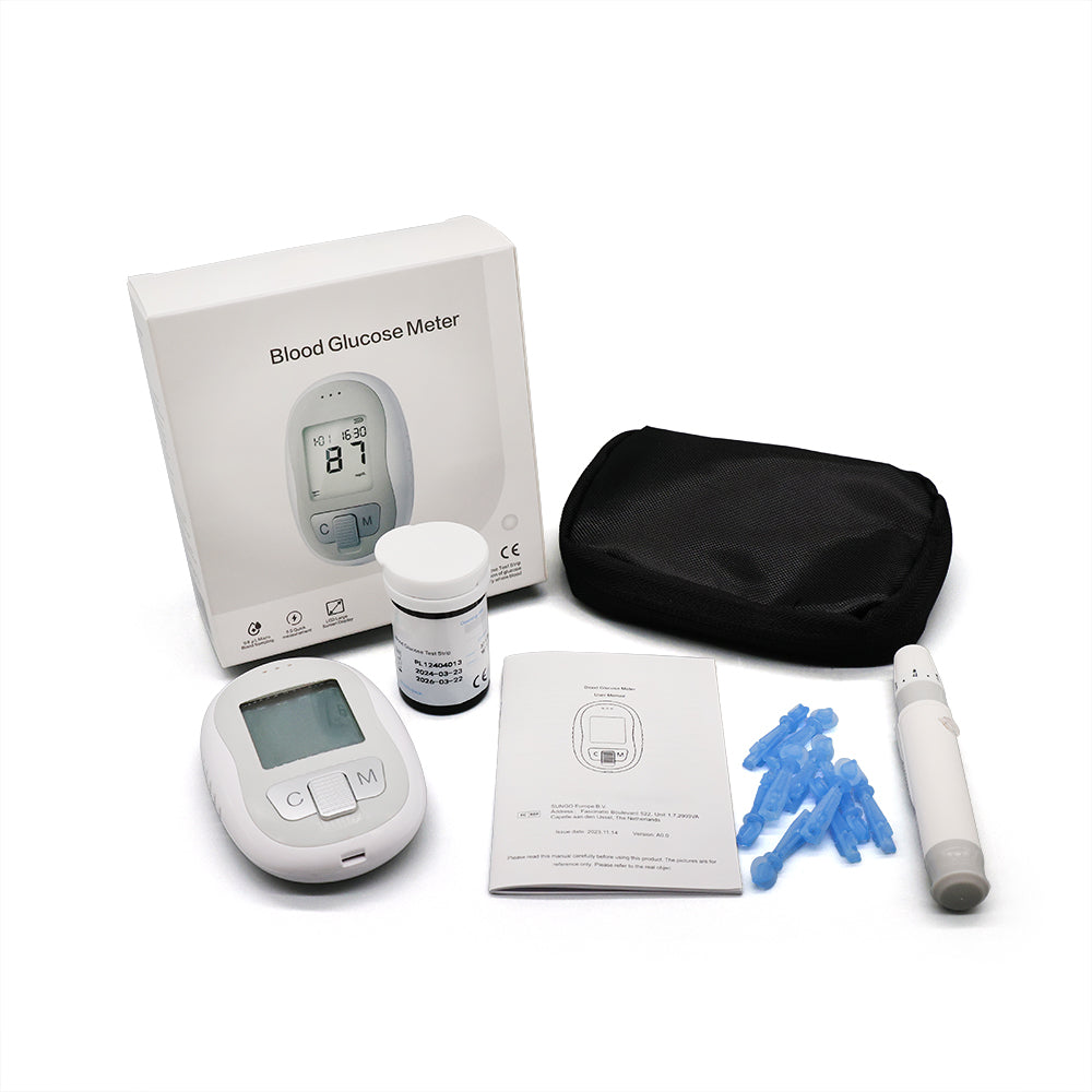 Blood Glucose Monitoring System Blood Sugar Glucose Monitor #