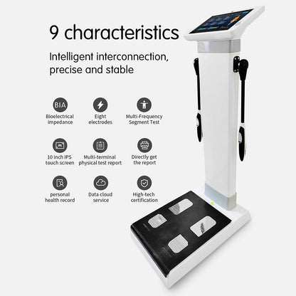 Body Composition Analyzer Body Fat Scale Analyzer Machine #
