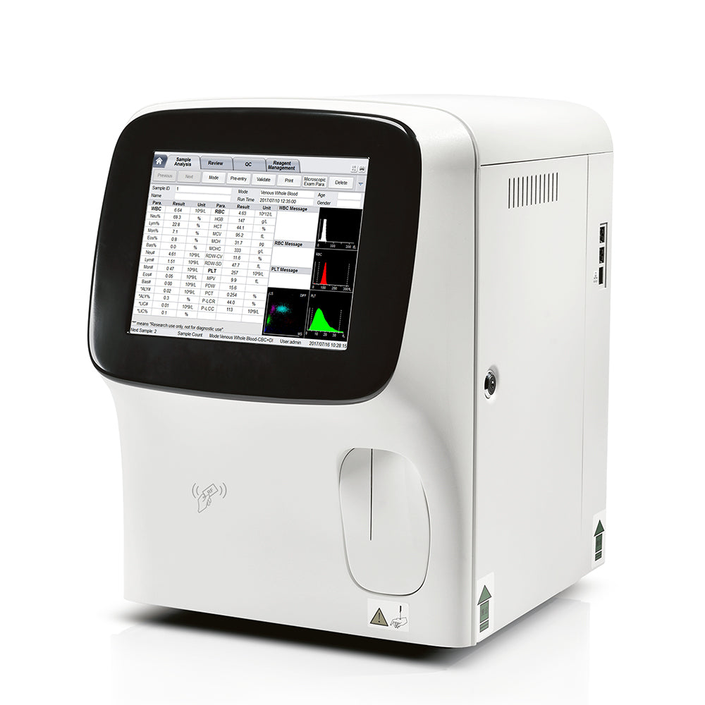 Cell Counter CBC Machine 5 Part Hematology Analyzer #