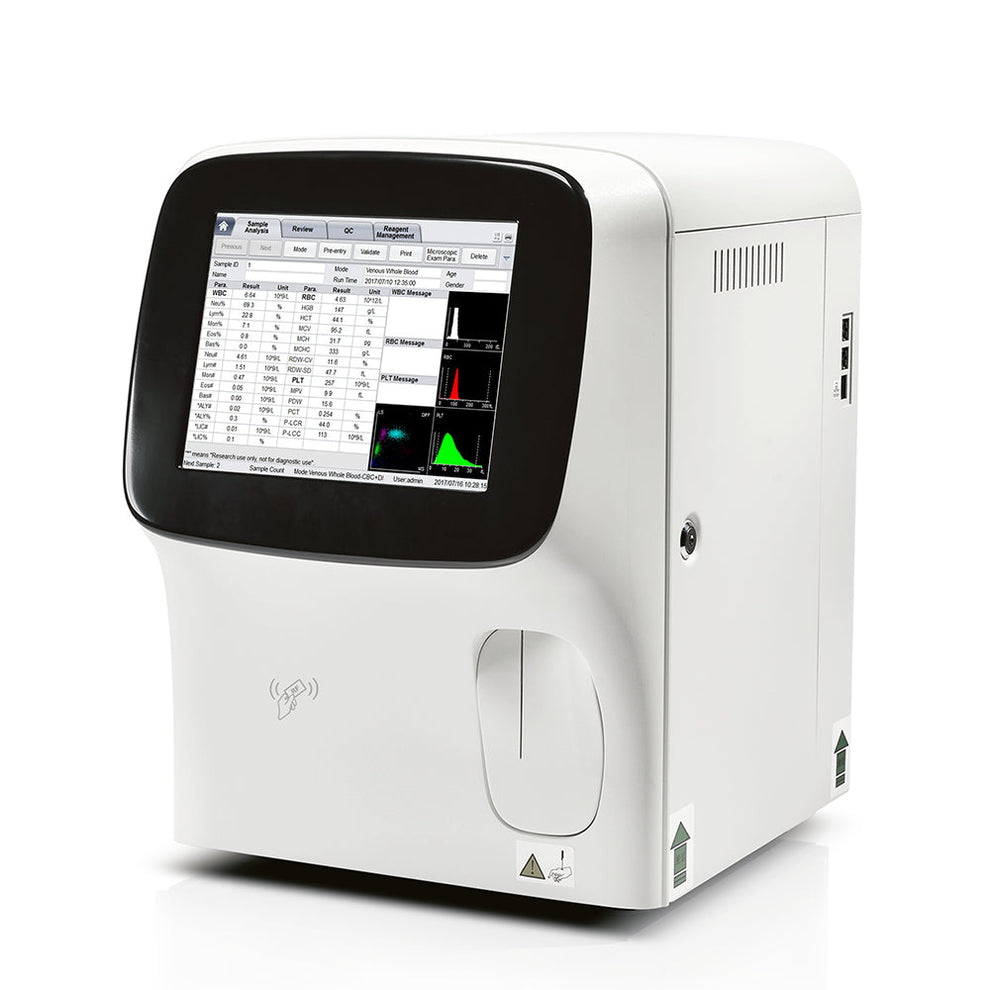 Cell Counter CBC Machine 5 Part Hematology Analyzer ...