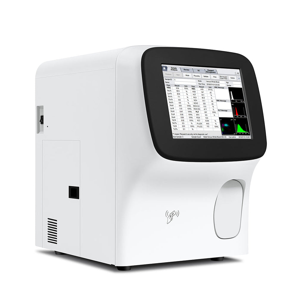 Cell Counter CBC Machine 5 Part Hematology Analyzer ...