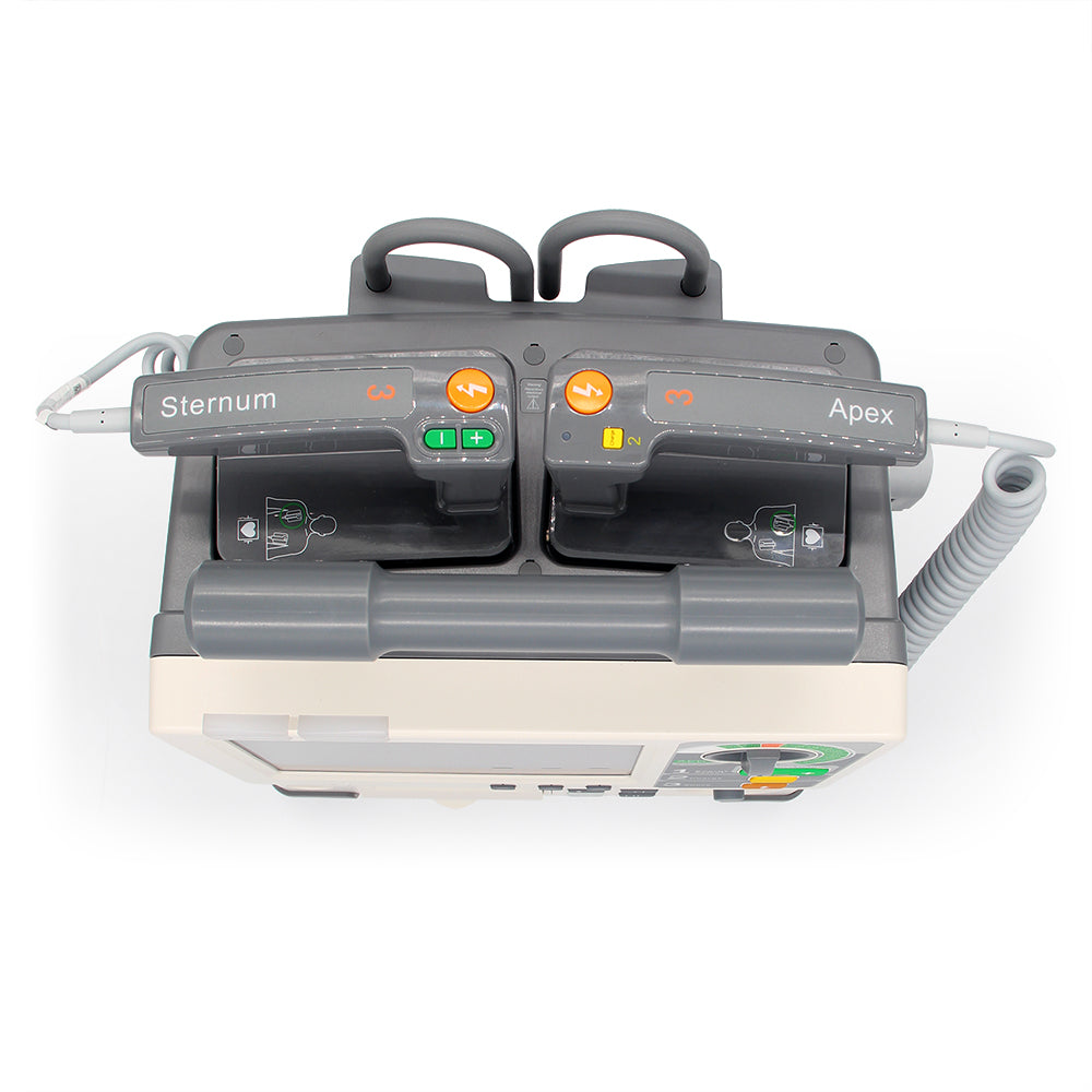 Defibrillator ECG ETCO2 Biphasic Emergency Heart Pacemaker Cardiac Defibrillator Monitor #