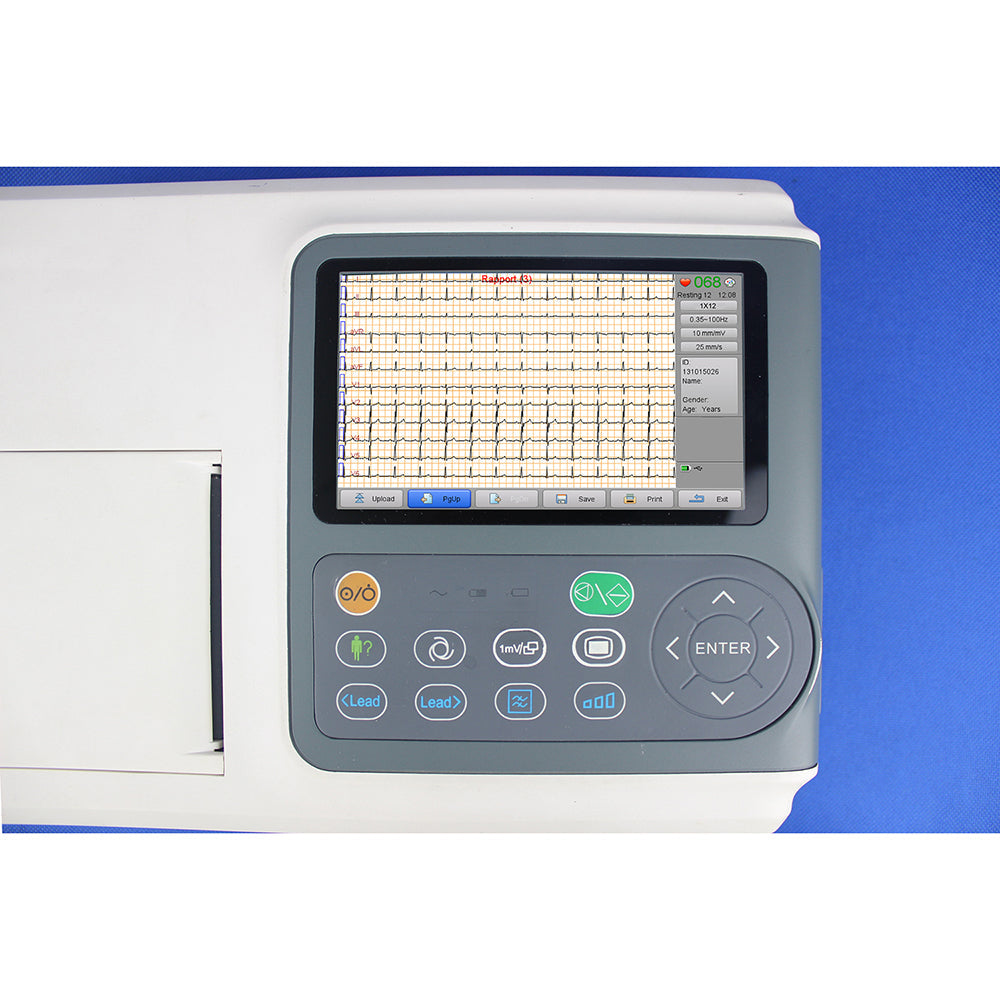 3 Channel Ekg Device Portable Electrocardiograph #