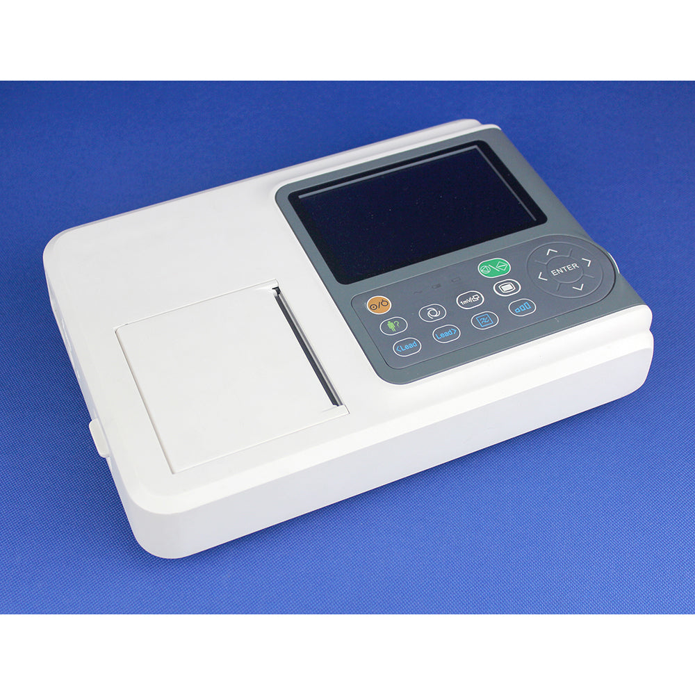 3 Channel Ekg Device Portable Electrocardiograph #