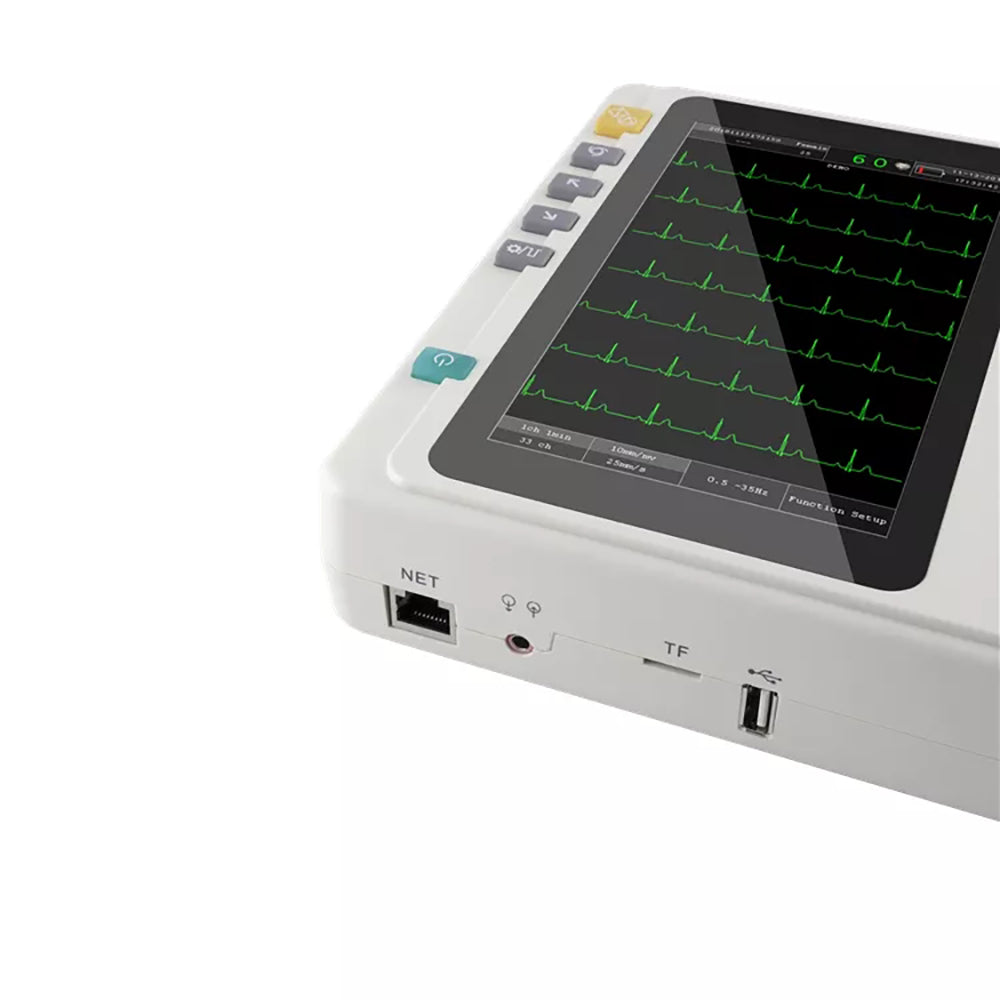 Electrocardiography ECG Device 6 Channel ECG Machine #