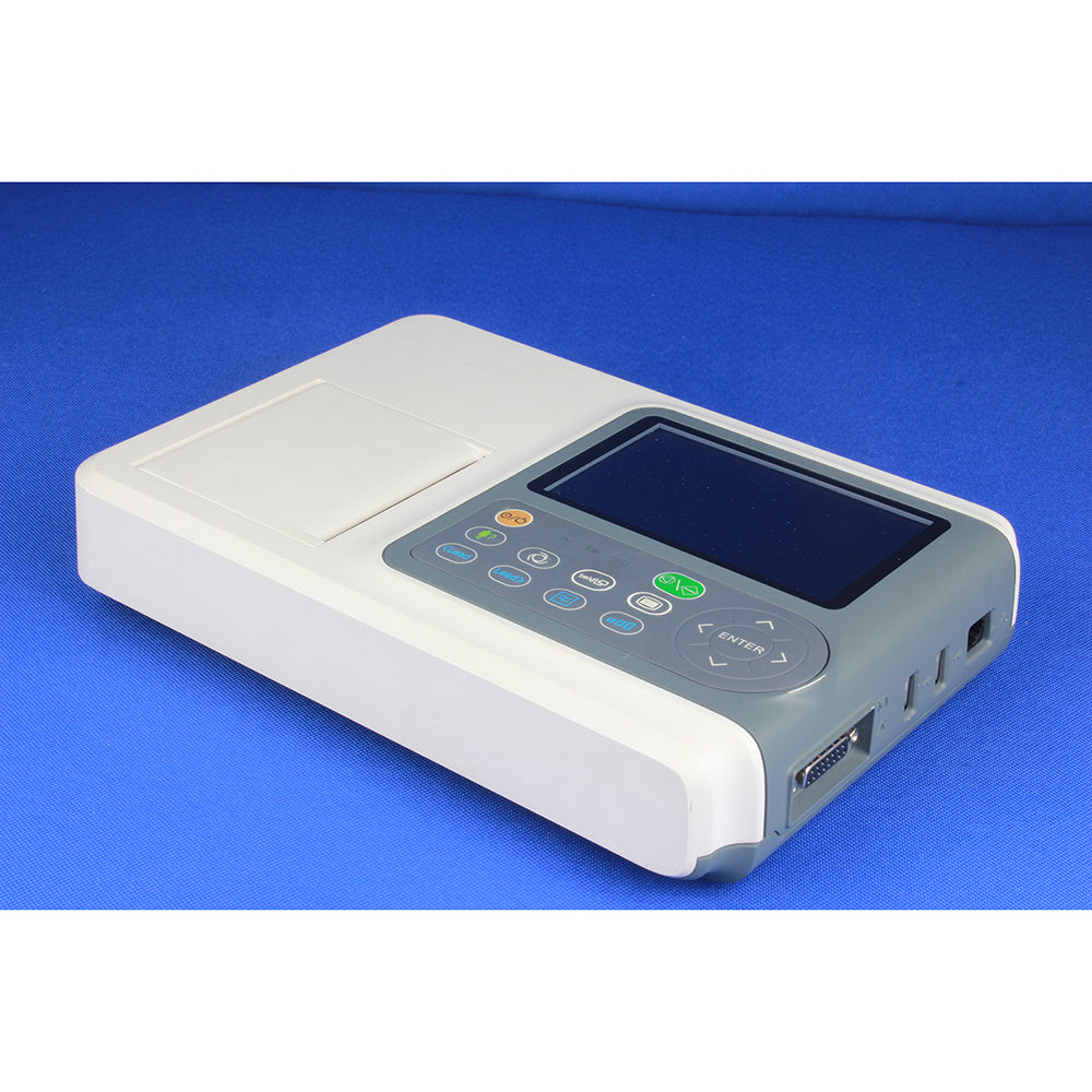 3 Channel Ekg Device Portable Electrocardiograph #