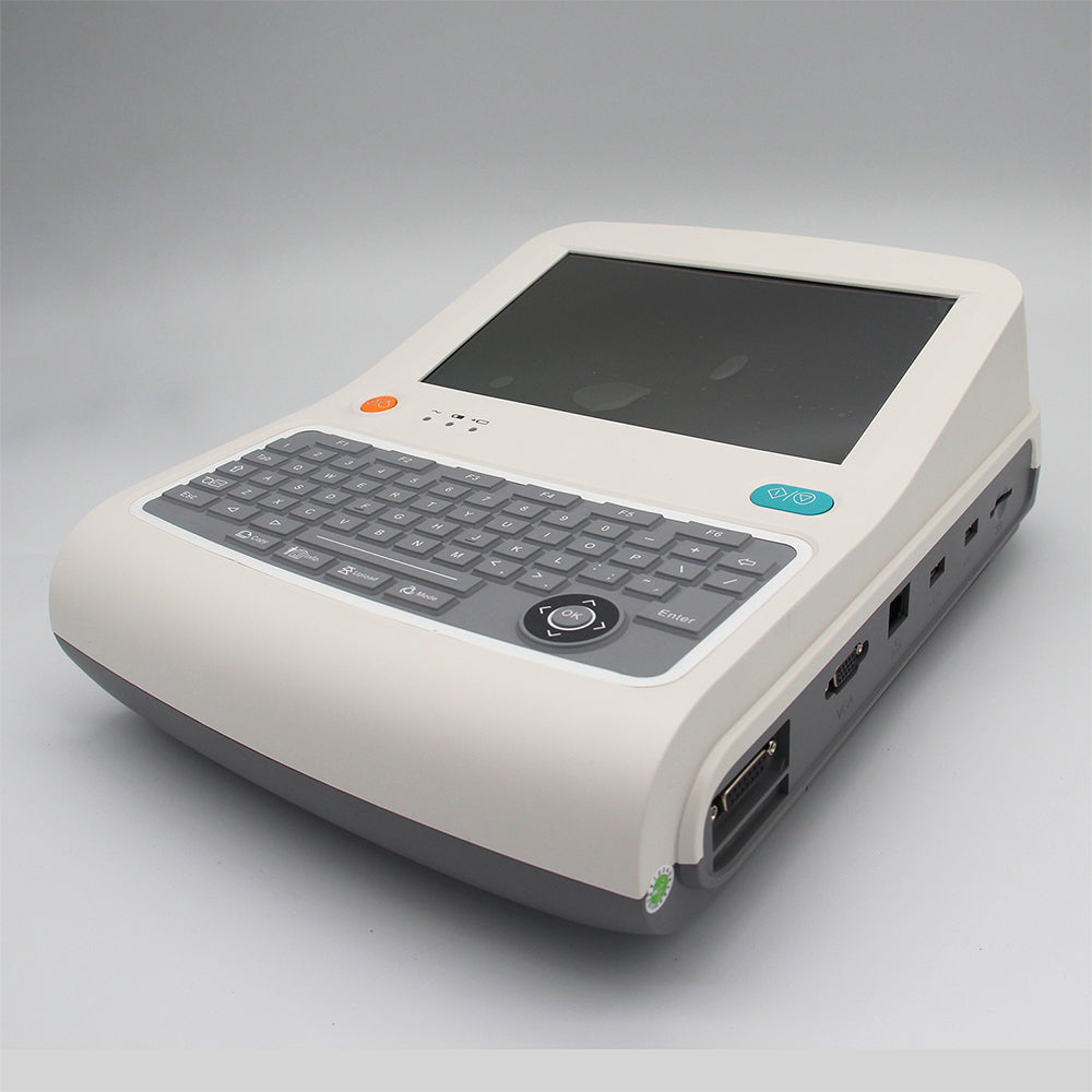 FDA 12 Channel Digital Electrocardiograph Electrocardiogram ECG Machine #