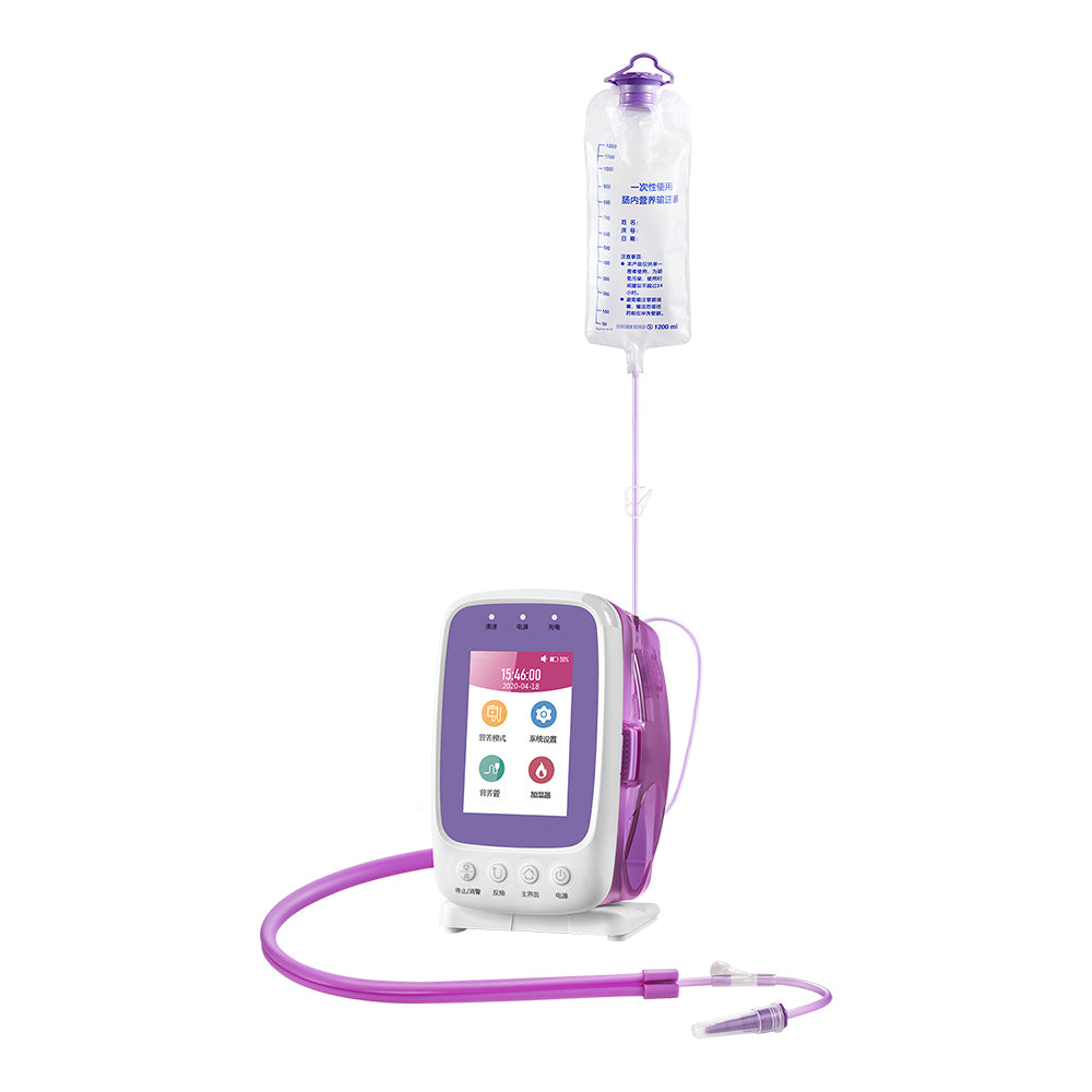 Enteral Feeding Pump Portable Continuous Single Double Bag Nutrition Pump #