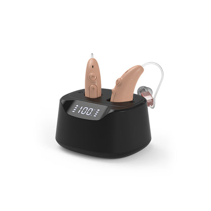 Rechargeable Digital Hearing Aids for Hear Disable Person #