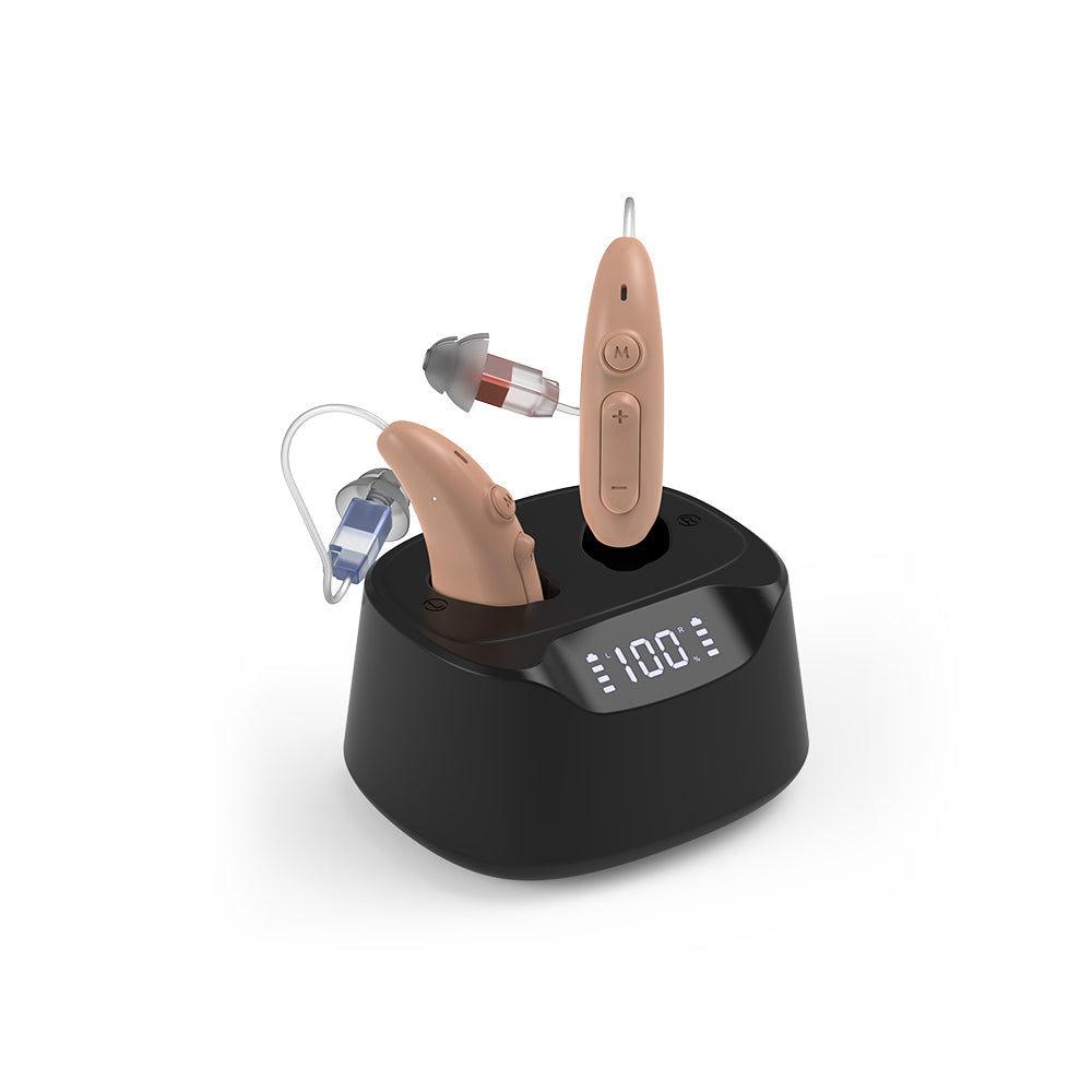 Rechargeable Digital Hearing Aids for Hear Disable Person #