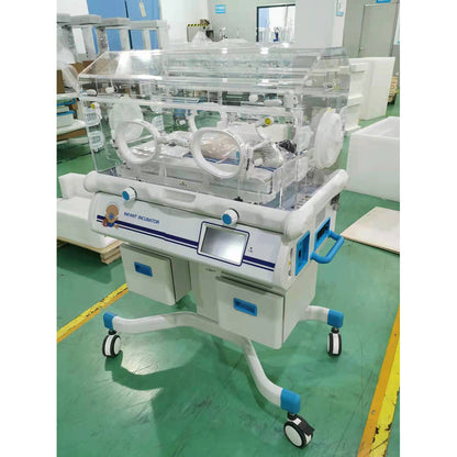 Infant Care Equipment Baby Incubator Double Wall Hood Air and Skin Mode Infant Newborn Incubator #