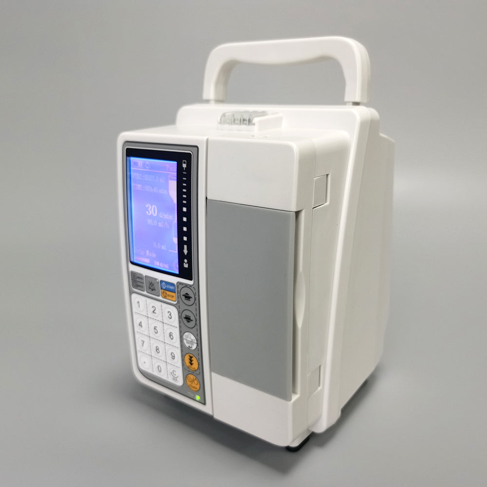 Medical Portable Infusion Pump LCD Display Automatic Volumetric IV Fluid Infusion Pump #