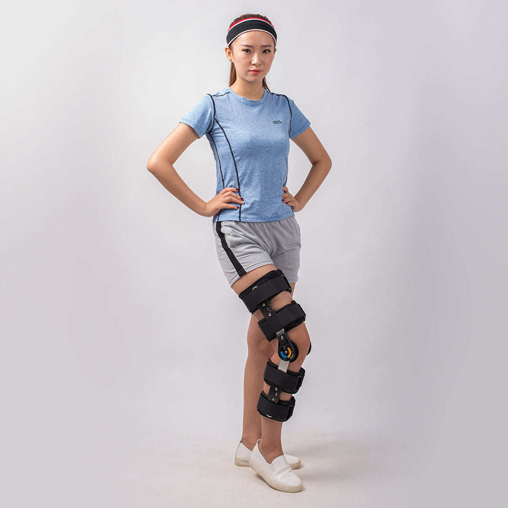 FDA Adjustable Knee Splint for Pain Relief and Physical Therapy #