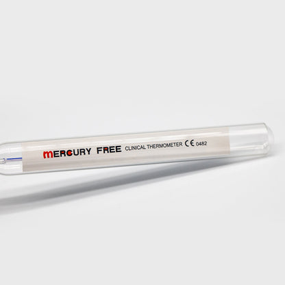 Mercury Free Thermometer Glass Household Armpit Thermometer #